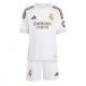 Billige Fotballdrakt Real Madrid Jude Bellingham #5 Replika Hjemmedraktsett Barn 2025-26 Kortermet (med bukser)
